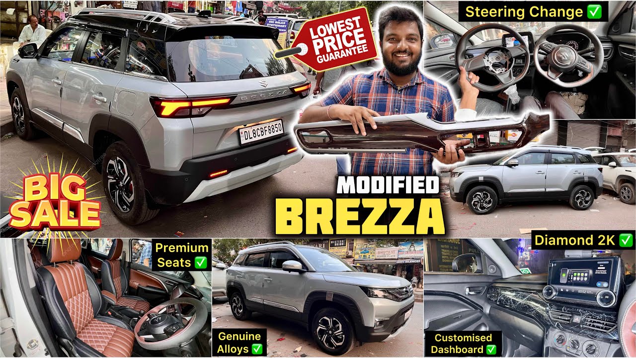 2025 Brezza LXI Base to Top Modification With Price Brezza LXI Model ...