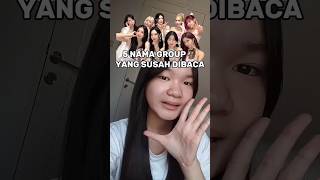 5 Nama kpop group yang paling susah dibaca‼️IN MY OPINION NO HATE🙏 #kpop #idol #group