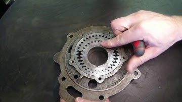 The Operation of an Internal Gear Pump Crescent Pump