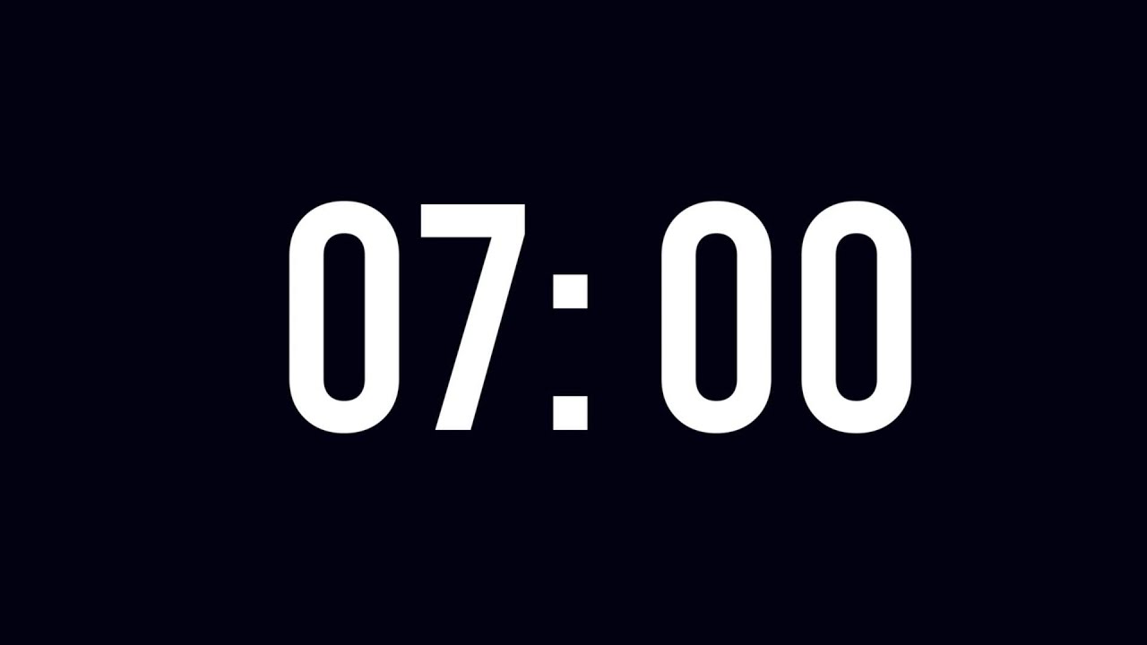 7 Minute Timer - YouTube