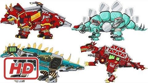 Dino Robot Corps #3: Triceratops & Transformers | Eftsei Gaming