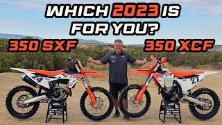 Which 2023 Dirt Bike is for YOU? 350XCF Or 350SXF