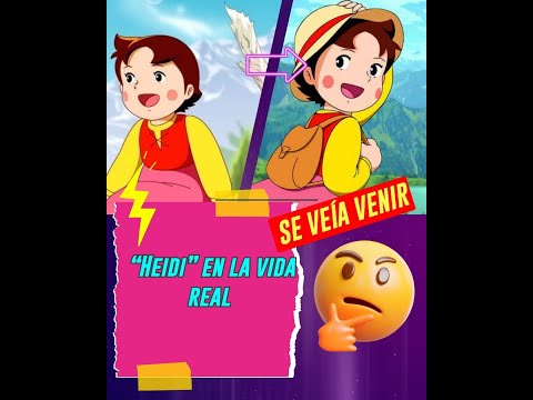 Así se vería en la vida real  “Heidi” según la Inteligencia Artificial