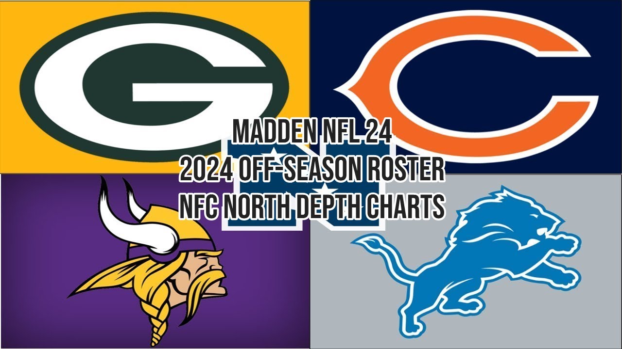 Madden NFL 24 OffSeason Roster Update NFC North Ourlads Depth