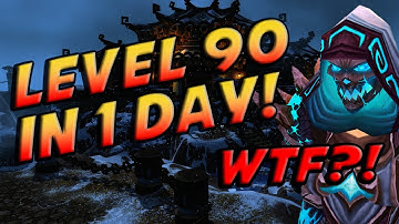 How To / Tutorial - Get Level 90 in ONE DAY. (World of Warcraft Gameplay / Commentary)