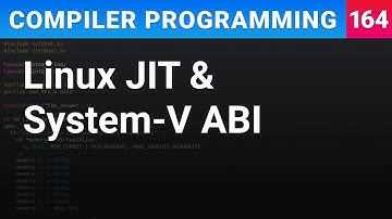 Linux JIT & System V ABI - Compiler Programming Ep164