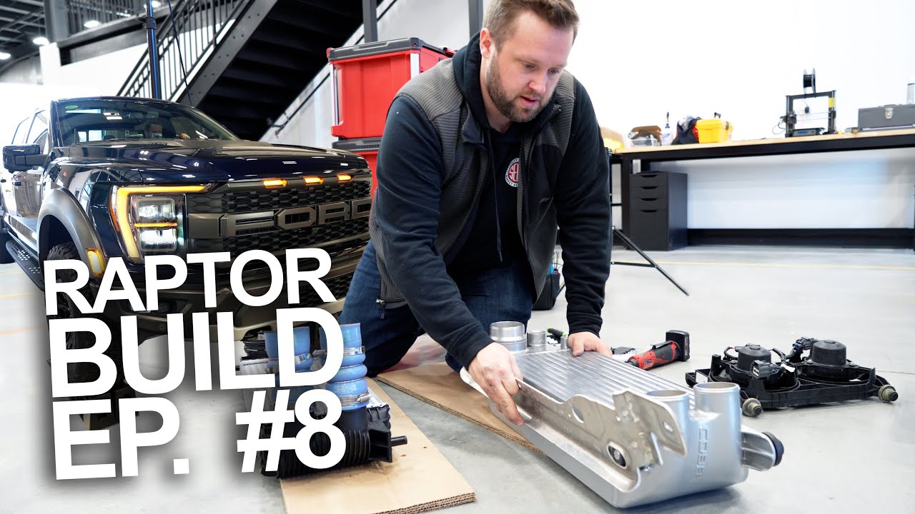 Next Gen Raptor Radiator Installation COBB Raptor Intercooler Install! // 2023 Raptor Build Ep.8 - YouTube