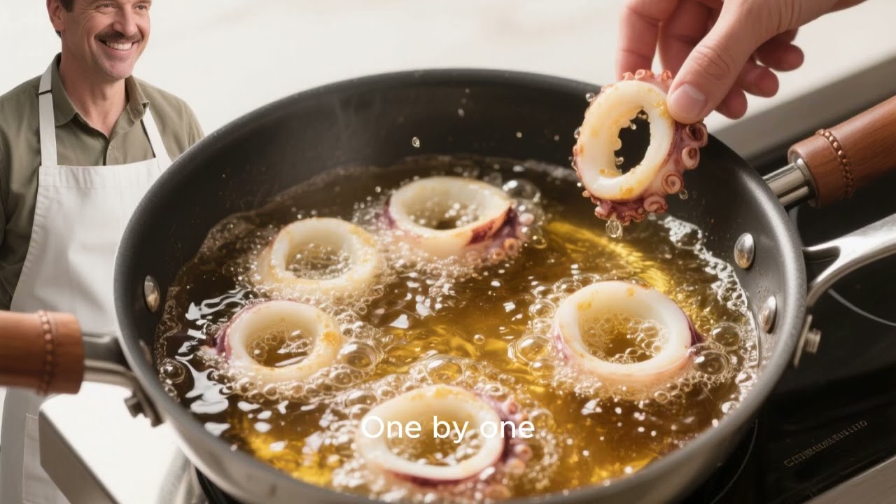 Instructions on how to cook the best squid dish, part 1