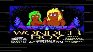 Wonder Boy - Commodore 64 (Loading & Gameplay)