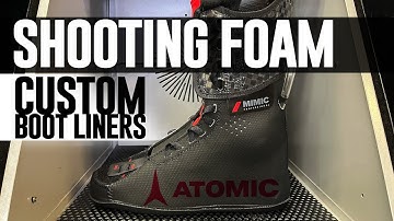 Shooting Foam | How We Inject Custom Ski Boot Liners