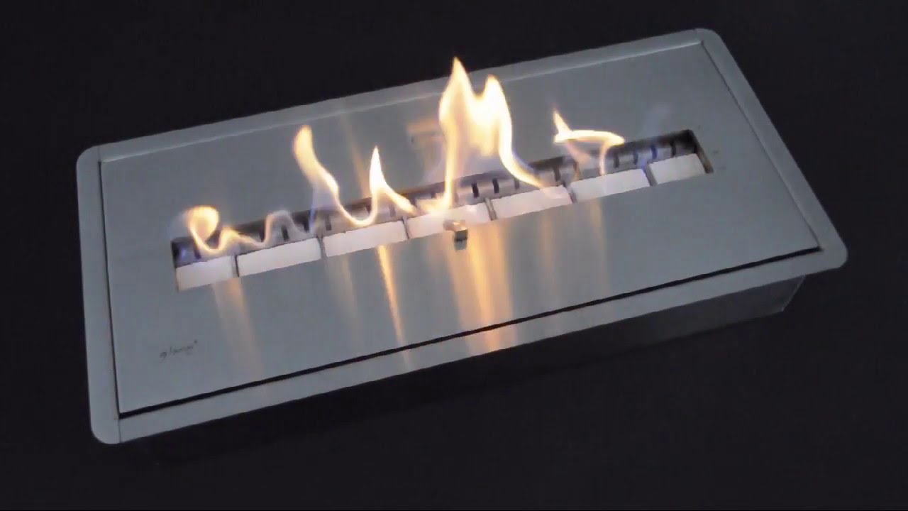 glammfire ceramic bioethanol burner youtube