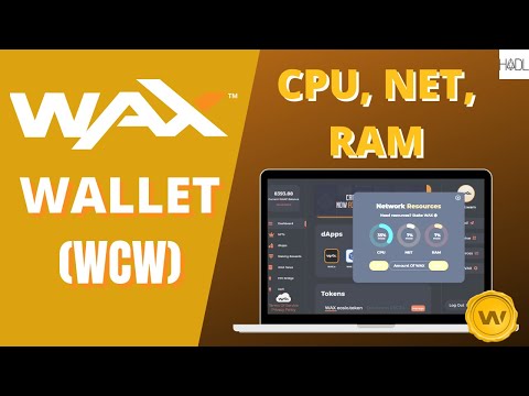 WAX 클라우드 지갑 (WCW) : CPU, NET, RAM 리소스 관리