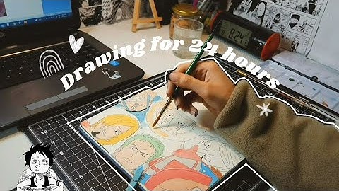 I DRAW for 24 HOURS challenge ✨