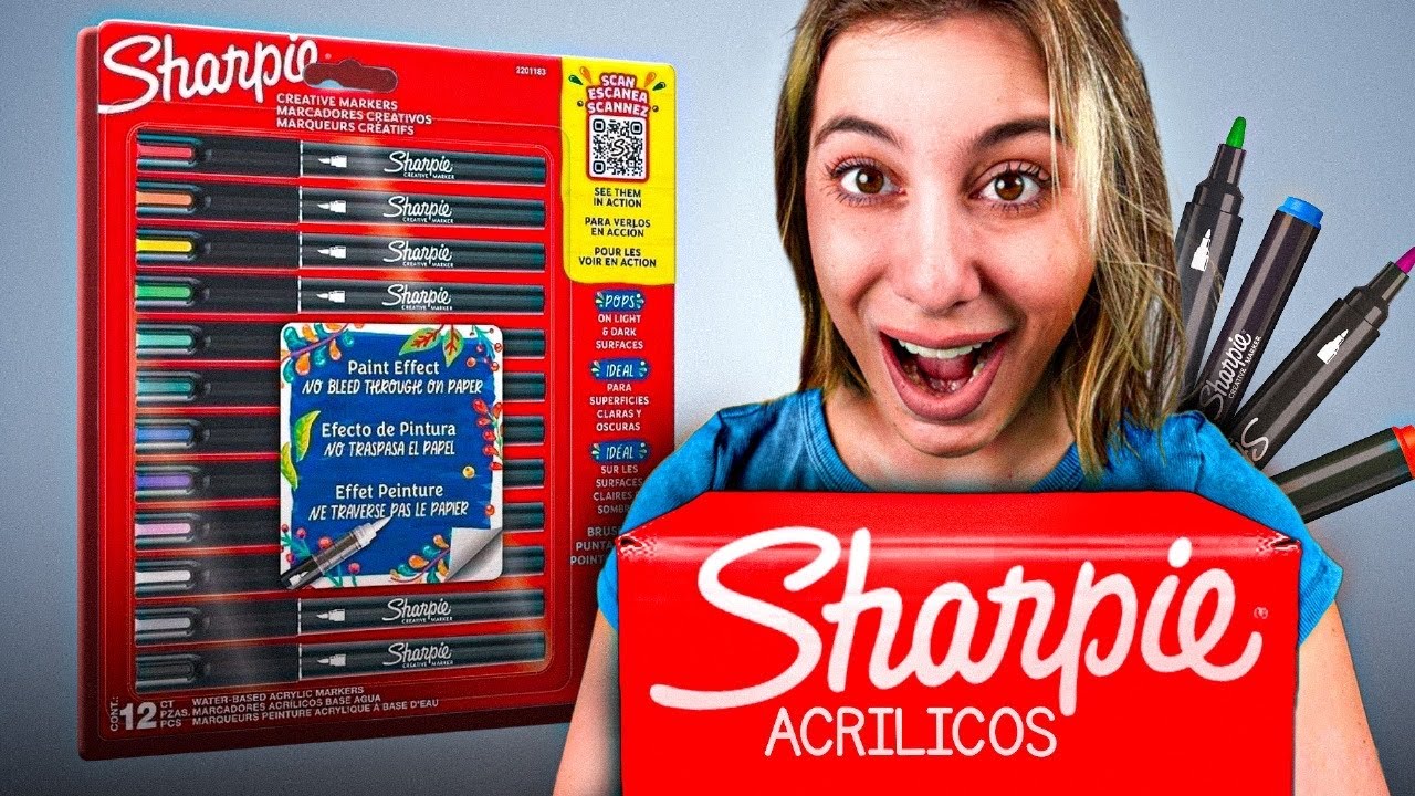 ¿Mejores que los POSCA? 🤑🌈 reseña SHARPIE ACRÍLICOS
