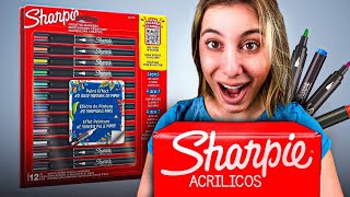 ¿Mejores que los POSCA? 🤑🌈 reseña SHARPIE ACRÍLICOS