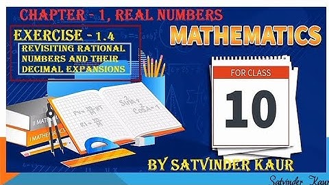 Exercise 1.4|Real Numbers|Class 10| Revisiting Rational Numbers &Their Decimal Expansions|PPT|NCERT|