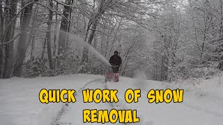 Another Snow Storm Vs. The PowerSmart 26 inch Snow Blower.
