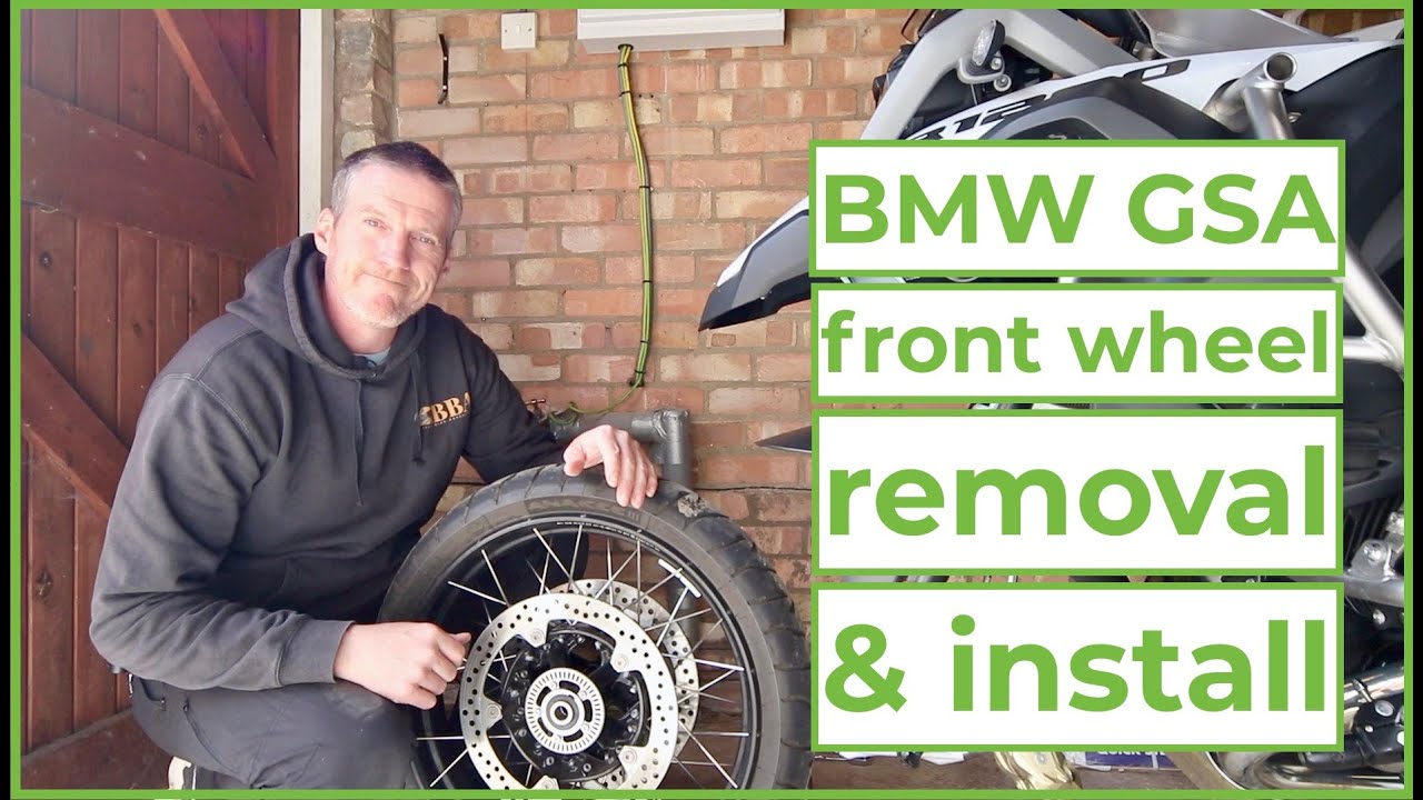 BMW GSA Front Wheel Removal Made SUPER Easy