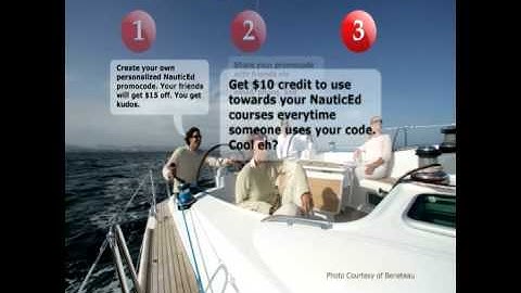 Sailing courses with NauticEd sailing school