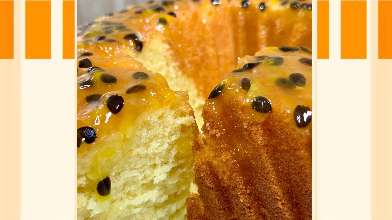 BOLO DE MARACUJÁ FOFINHO - MUITO FÁCIL!