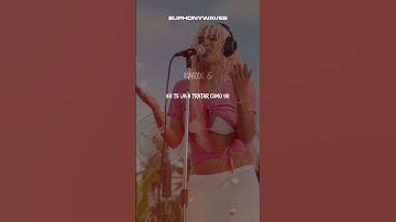 Thumbnail of Karol G - SI ANTES TE HUBIERA CONOCIDO (Letra/Lyrics)