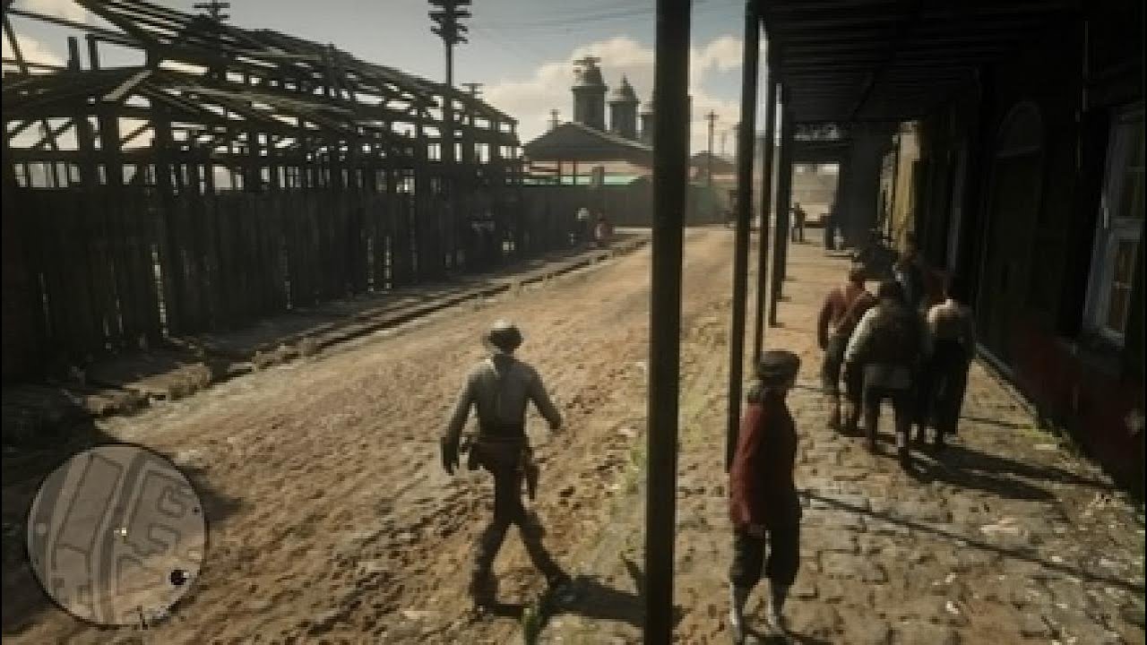 NPC pegando um atalho - Red Dead Redemption 2 - YouTube