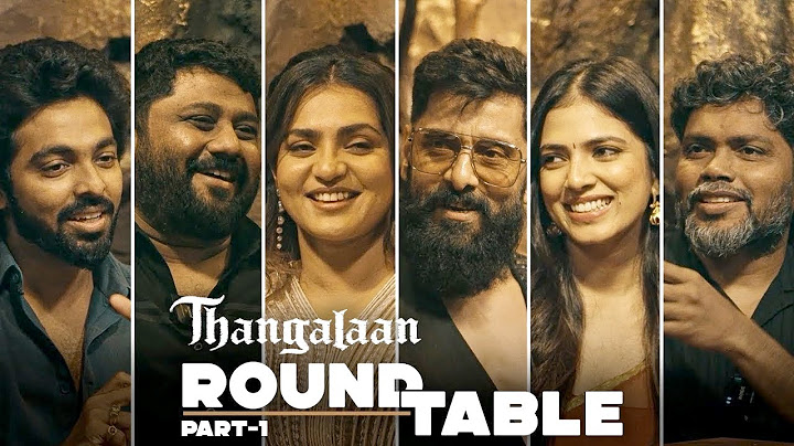 The Thangalaan Roundtable - Part 1 | Chiyaan Vikram | Pa Ranjith | K E Gnanavelraja | G V Prakash