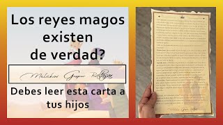 ⭐Los REYES MAGOS existen de verdad ⭐ Debes leer esta carta a tus hijos