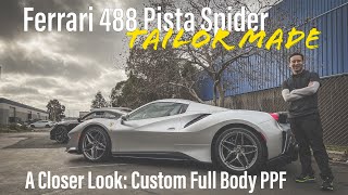 2021 Ferrari Pista Spider: Tailor Made:  Custom Full Body PPF