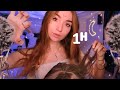 Asmr 1h de massage crnien  grattage de tte 