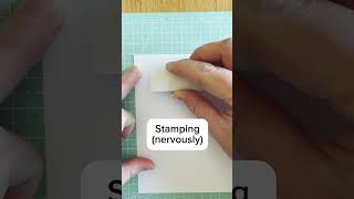 I tried making a stamp from an eraser #art #craft #printmaking