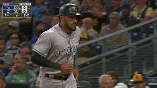 COL@SD: Desmond swipes second, scores on error