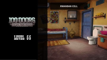 100 doors, Escape from prison, level 55, Rwandan cell