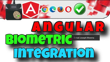 Angular Web Biometric Application DEMO using a Columbo Fingerprint Scanner - NOT A TUTORIAL !!