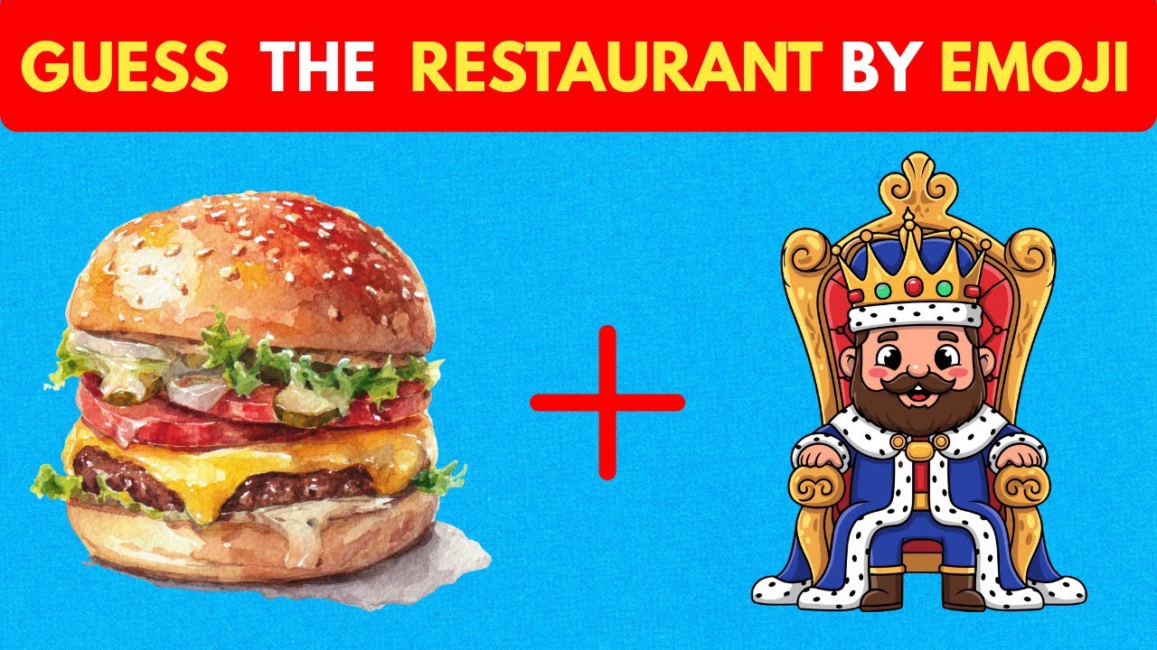 Guess Every Fast Food Chain By Emoji? 🥙 Ultimate Restaurant Quiz