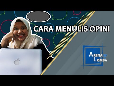 Video: Cara Menulis Opini Praktik