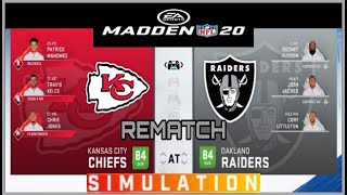 How do the 2020 raiders matchup vs ...