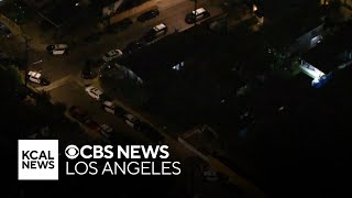 Armed suspect barricaded inside of Whittier home