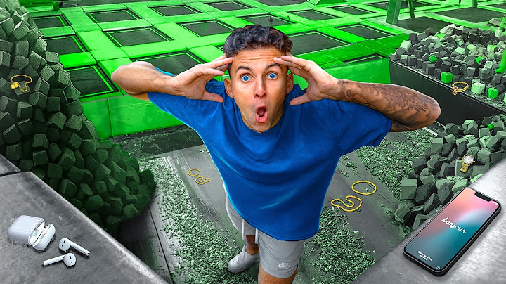 Je cherche des Objets Perdus au Trampoline Park !