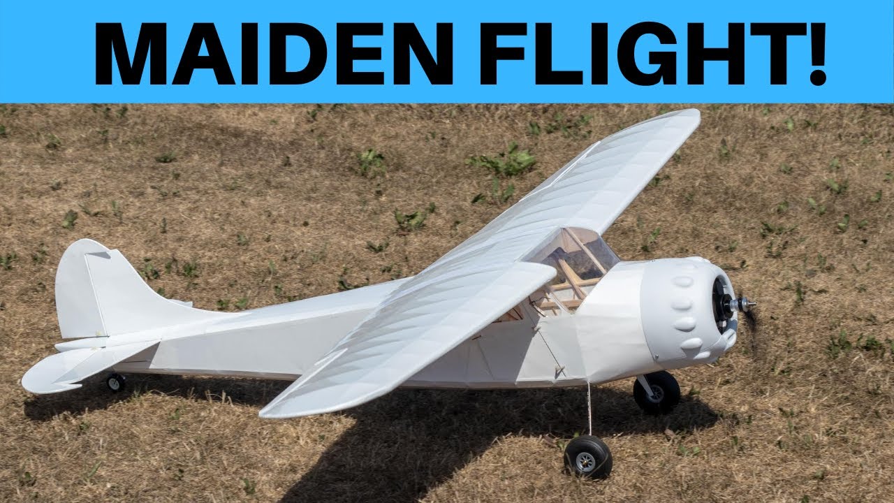 Brodak Cessna 195 Maiden Flight - YouTube