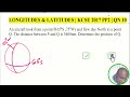 LONGITUDES & LATITUDES | KCSE 2017