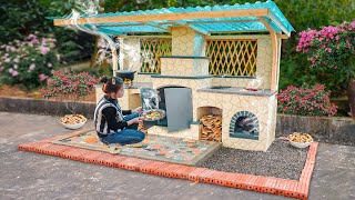Ideal chill corner for whole your family | Diy 4in1 wood stove