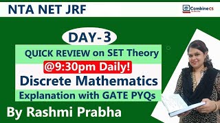 DAY-3 I PROPERTIES of SET Theory | Explanation of Power set with GATE PYQs| Unit-1| by Rashmi Prabha