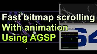 C64 Demo - Viva Las Vegas by Censor Design - Animated fast bitmap scrollers