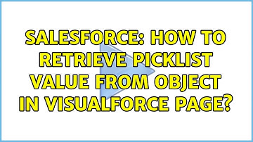 Salesforce: How to retrieve picklist value from object in visualforce page?