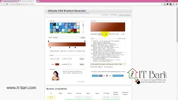 61  Gradient  Online Generator  IT Bari com   Web Design Bangla Video Tutorial