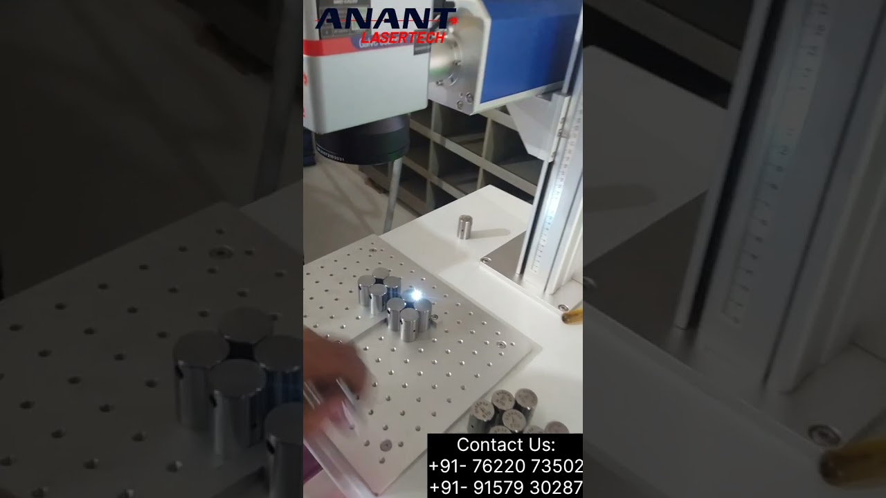 "Tiny pin, powerful identity - fiber laser makes it permanent"