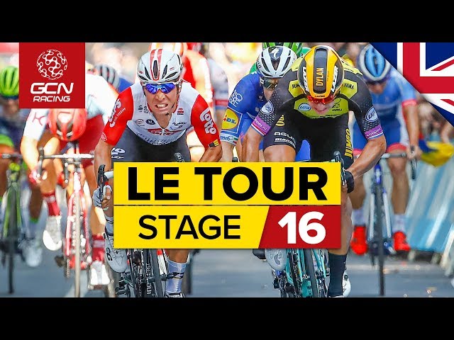 tour de france stage 16 highlights gcn