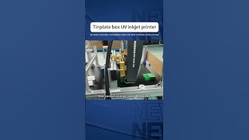 Tinplate boxes UV inkjet printer. #inkjetprinter #printer #uvprinter #printing #manufacturing