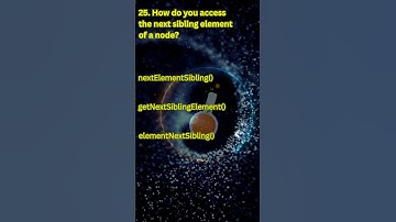 "DOM Traversal Masterclass: Test Your Skills with 50 MCQs!" #software #hcl #DOM #javascript #html 25